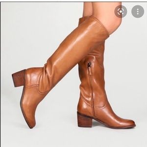 Sam Edelman brown leather boots